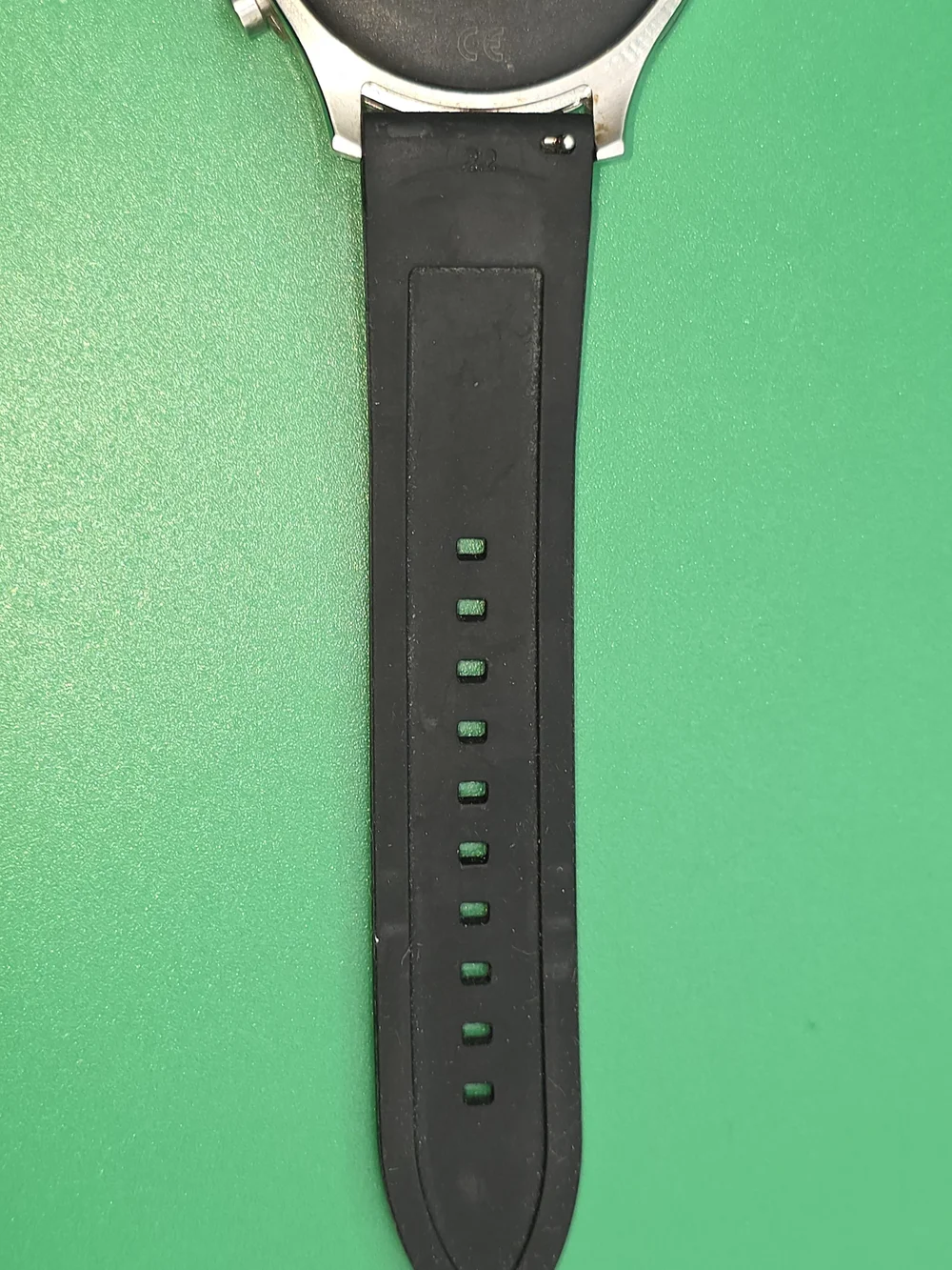 Fossil Gen 5 Garrett HR smartwatch with a black silicone strap